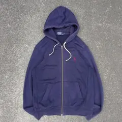 Ralph Lauren 短丈 ジップパーカー ブラック drip swag - メルカリ