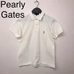 Pearly Gates パーリーゲイツ ポロシャツ Tシャツ ゴルフウェア 白