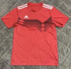 アディダス　Tシャツ　レッド　赤
