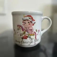 후지야 페코 찻잔 Merry Christmas 2008