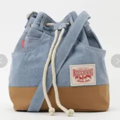 ロデオクラウン　デニム巾着バッグ