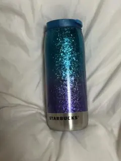 新品未使用　スタバ カンシェイプ ステンレスボトル クラックグラデーション