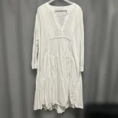 ZARA ホワイト チュニック ワンピース S