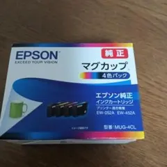 EPSON 純正 マグカップ インクカートリッジ 4色パック MUG-4CL - メルカリ