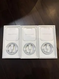 【新品未使用】Apple 純正Lightningケーブル 3本セット