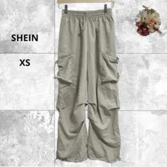 シーイン　カーゴパンツ　カジュアル　ドローコード　ウエストゴム　ポケット　XS