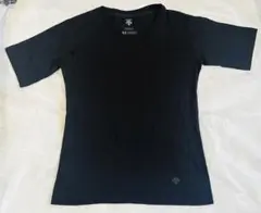 DESCENTE レディース 半袖Tシャツ DMWPJA60Z ブラック Mのサムネイル