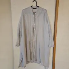 mizuiro ind シワ加工七分袖シャツ羽織りブラウス ハミルトンエッセンス