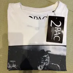【新品タグ付き】2PAC ツーパック フォトグラフィック Tシャツ 白 Lサイズ