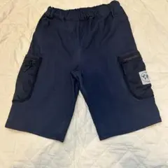 【Bebe】ネイビー 半ズボン ジップポケット付き