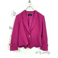 ETRO マゼンタ　ピンク ヌバック　ジャケット ETRO マゼンタピンク ヌバックジャケット
