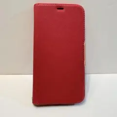 手帳型 iPhone15Proケース レッド ♡