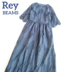 ドレス Ray BEAMS / レース ギャザー キリカエ ワンピース