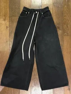 Martin Margiela MM6 ワイド ブラックデニムのサムネイル