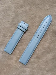 Diloy 20mm エッセンシャル スカイブルー カーフレザーベルト