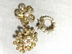 ★新品★ブローチ3個セット