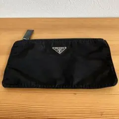 M*様 PRADA ポーチ　黒　ナイロン
