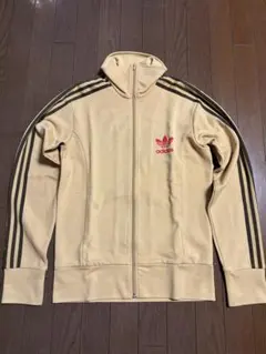 【希少】adidas トラックジャケット ベージュ　ナイロン切替　ビンテージ　O m44394514005_1.jpg?1681831143