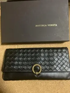 Bottega Veneta イントレチャート 長財布 ブラック