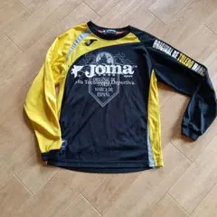 Joma 長袖シャツ ブラック イエロー　S やや汚れありのサムネイル