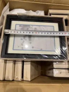 シンプルな黒いフォトフレーム 約15cm x 20cm /個