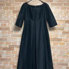 (極美品)シビラ　マキシ丈　ワンピース　タック　フレア　Aライン　トリアセテート