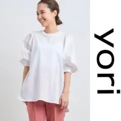 yori ヨリ バックリボン ロングスリーブブラウス 白 - メルカリ