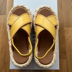 サンダル（CLERGERIE）22cm イエローのサムネイル