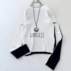 【石井亜美コラボ】LOVELESS アームウォーマーニットプルオーバー 完売のサムネイル