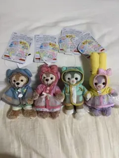 ディズニーシー ダッフィー ぬいぐるみバッジ ビューティフルレイニー
