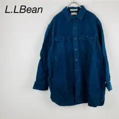 L.L.Bean シャモアクロスシャツ L ネルシャツ フランネル ワークシャツ