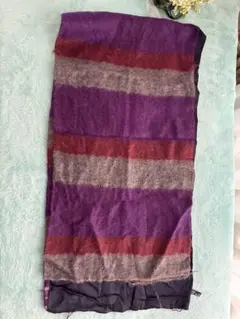 EMPORIO ARMANI ストール 紫・赤・グレー