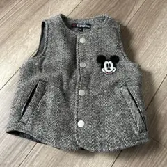 BABYDOLL ミッキーマウス ベビーベスト サイズ80