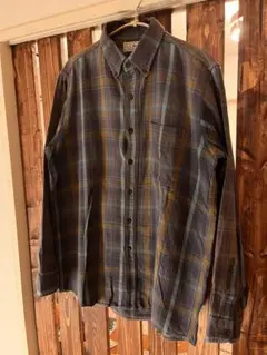 90s USA製 L.L.Bean NORTHWOODS ネルシャツ M