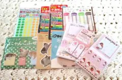 付箋とカラーシール１０個セット