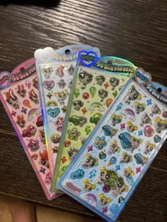 正規品 うるちゅる POPSEAL パワーパフガールズ シール4セット パワパフ