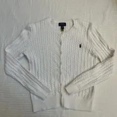 Polo Ralph Lauren ホワイトカーディガン