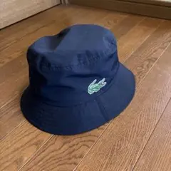 値下げしました♬綺麗♬ビックロゴ♬ラコステ　ハット　LACOSTE
