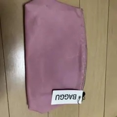 BAGGU レザーポーチ ピンク