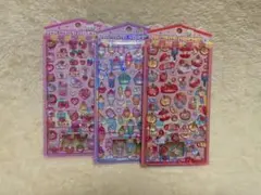 ぷくぷくシール　硬め　3Dシール　ボンボン　立体　セット　シール手帳　平成