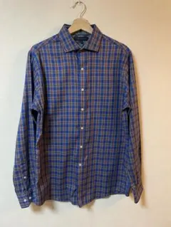 TOMMY HILFIGER チェック柄 長袖シャツ 16 34-35