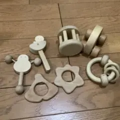 なかよしライブラリー 木のおもちゃ あかちゃんセット