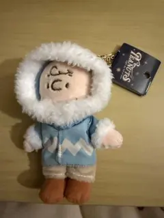 USJ チャーリー・ブラウン スヌーピー ぬいぐるみキーホルダー