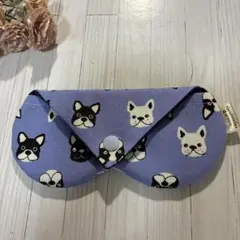 Handmade arinco フレンチブルドッグ柄 メガネケースのサムネイル