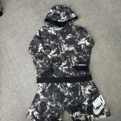 NIKE 葉柄 フード付きジャージセットセットアップ