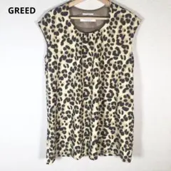 ☆状態良好☆GREED グリード トップス 半袖 ヒョウ柄 チュニックのサムネイル