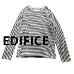 EDIFICE エディフィス ボーダー ボーダーロンT 日本製 48 メンズのサムネイル