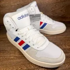 【美品】◆adidas◆アディダス 26.0cm ハイカットスニーカー レザー