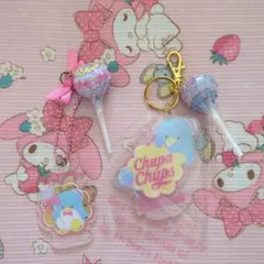 サンリオ タキシードサム チュッパチャプス アクリルキーホルダー