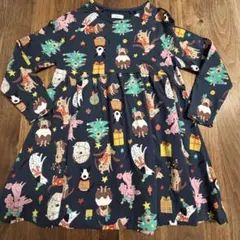 ネクスト　クリスマス　長袖ワンピース 110